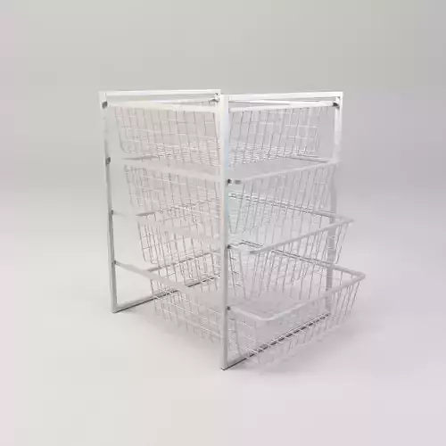 pull out kitchen wire basket rack
