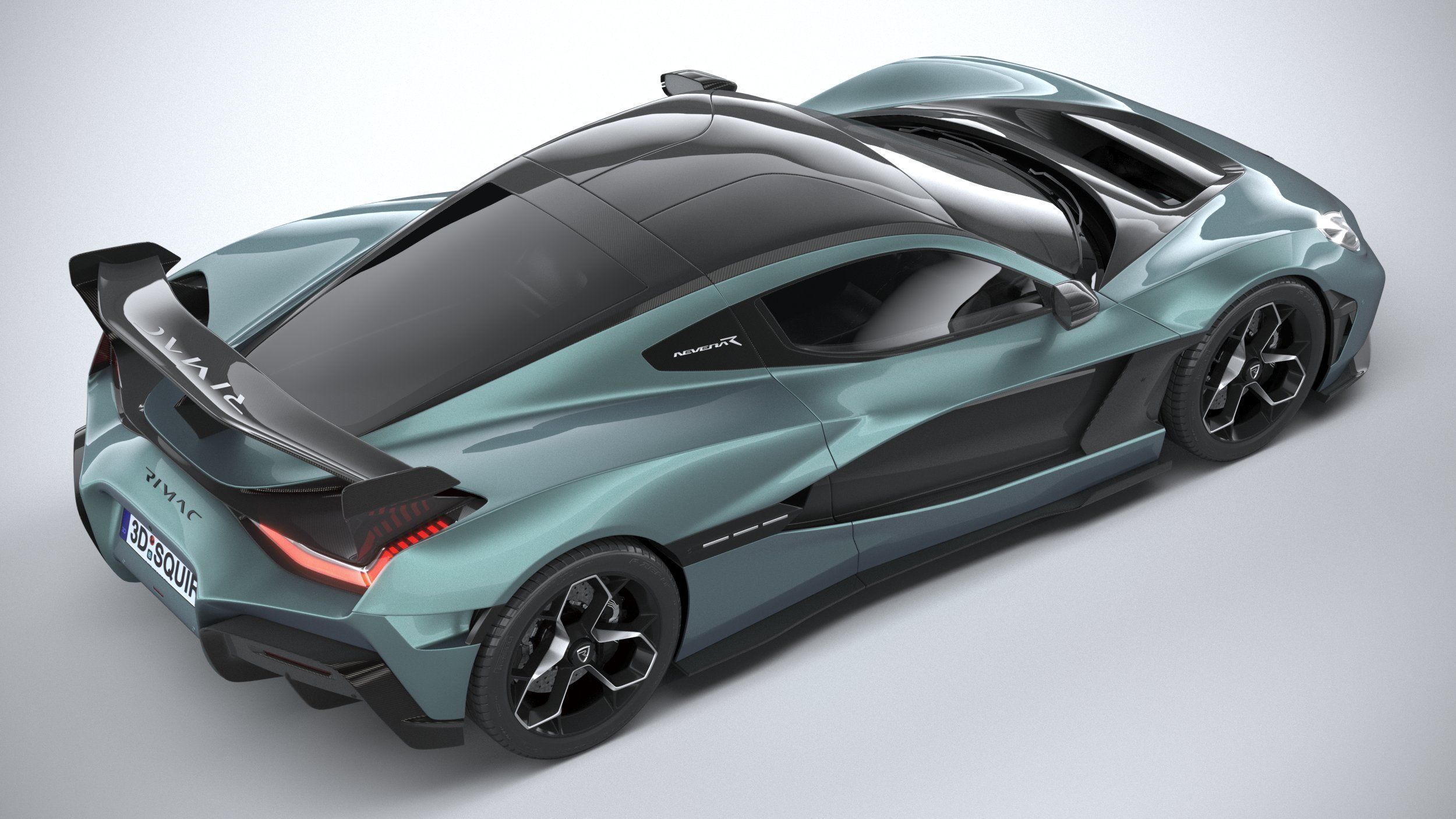 Rimac Nevera R 2025 3D model_10