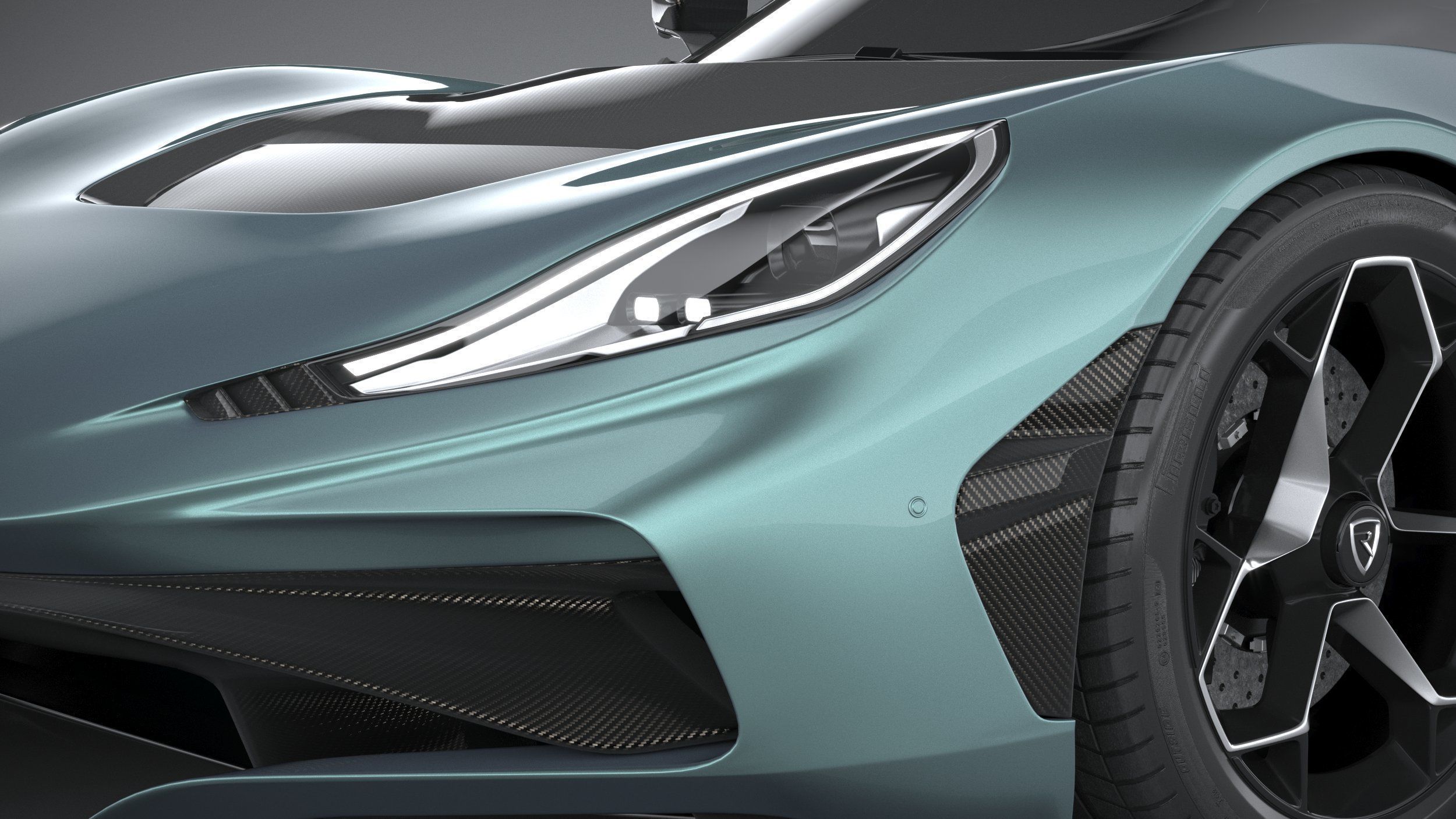 Rimac Nevera R 2025 3D model_14