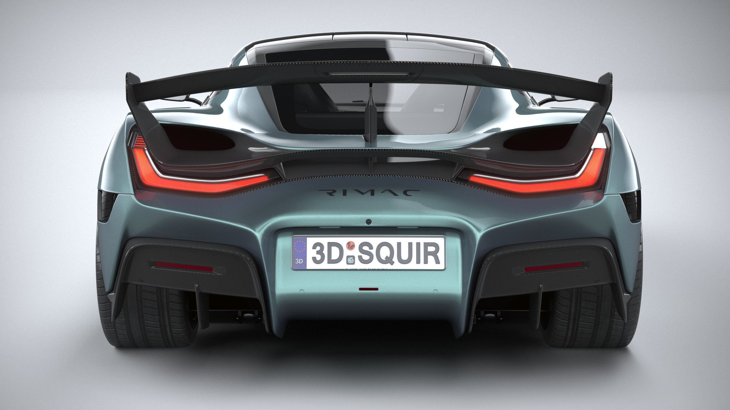 Rimac Nevera R 2025 3D model_4