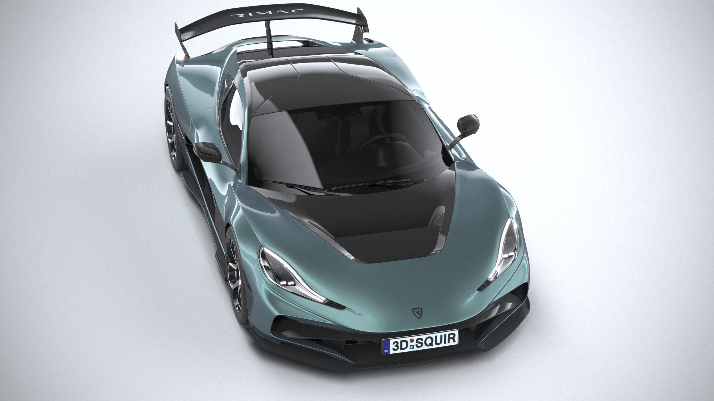 Rimac Nevera R 2025 3D model_12