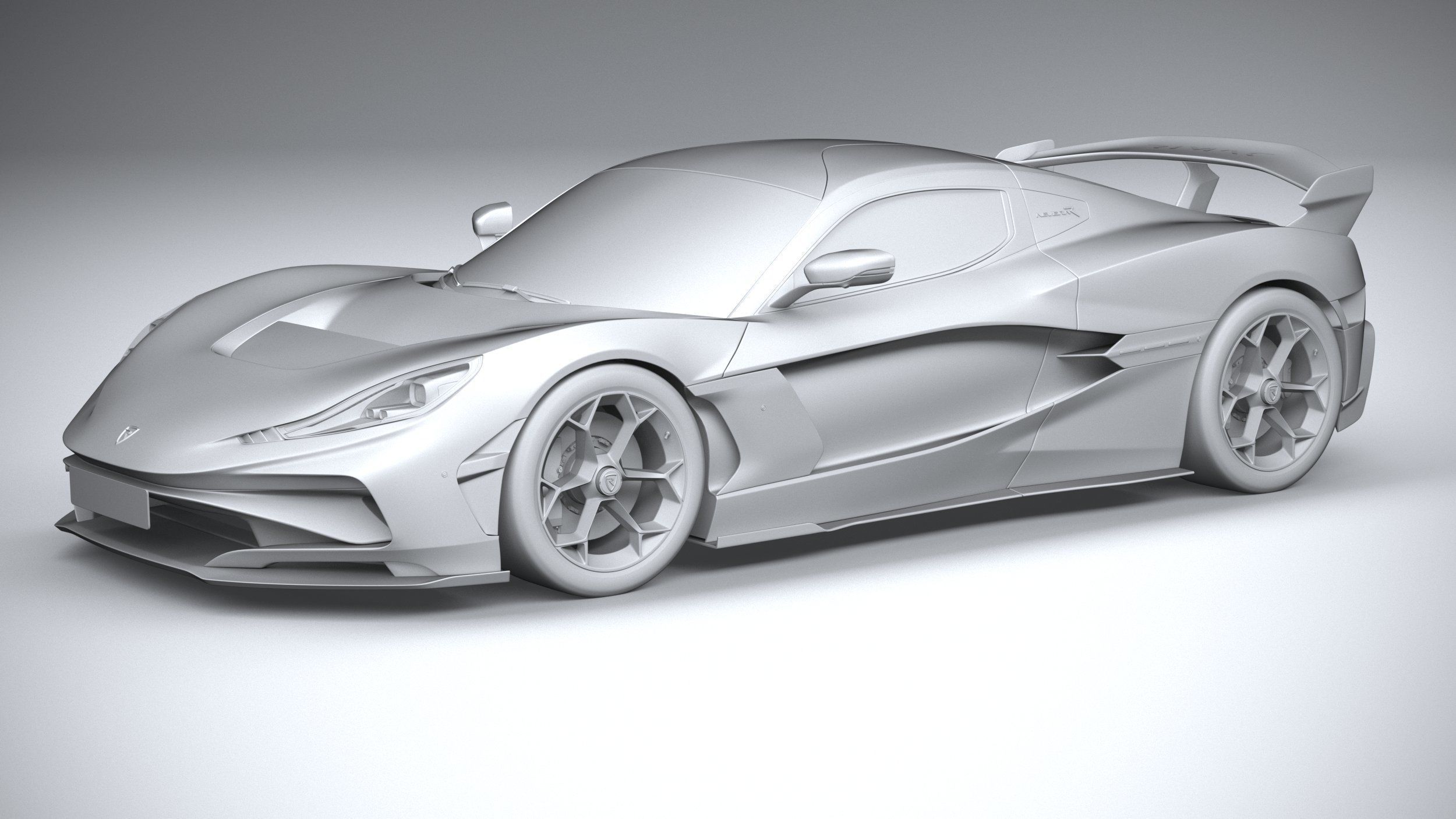 Rimac Nevera R 2025 3D model_19