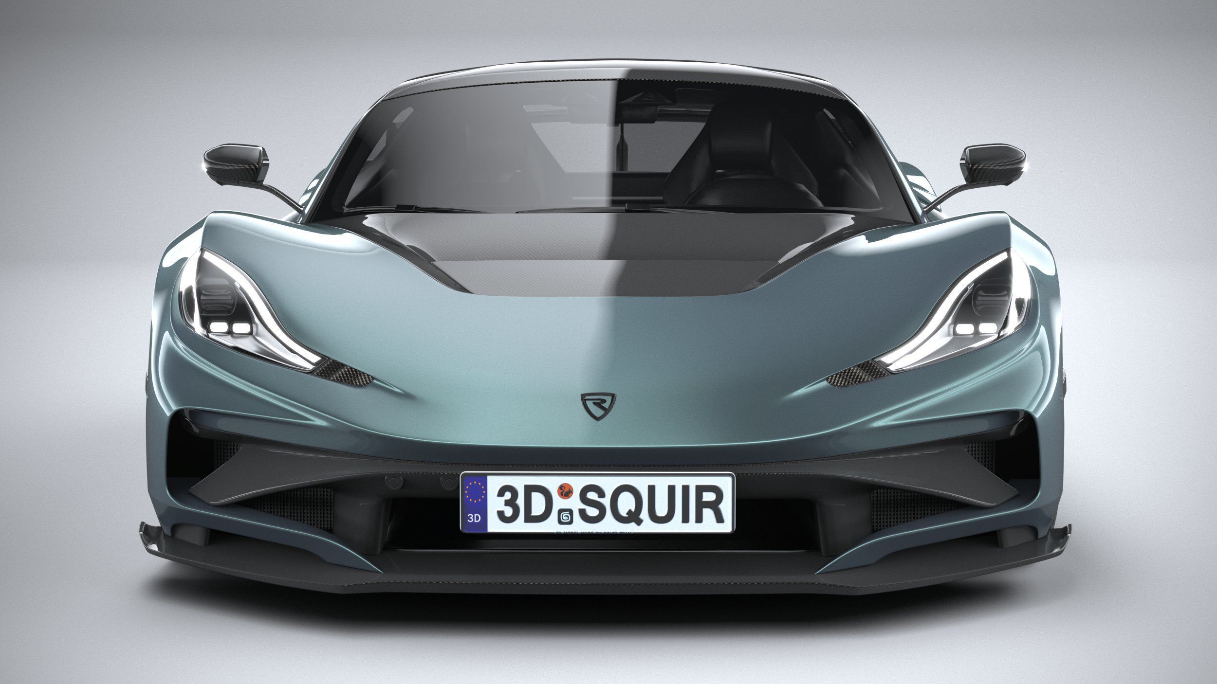 Rimac Nevera R 2025 3D model_13