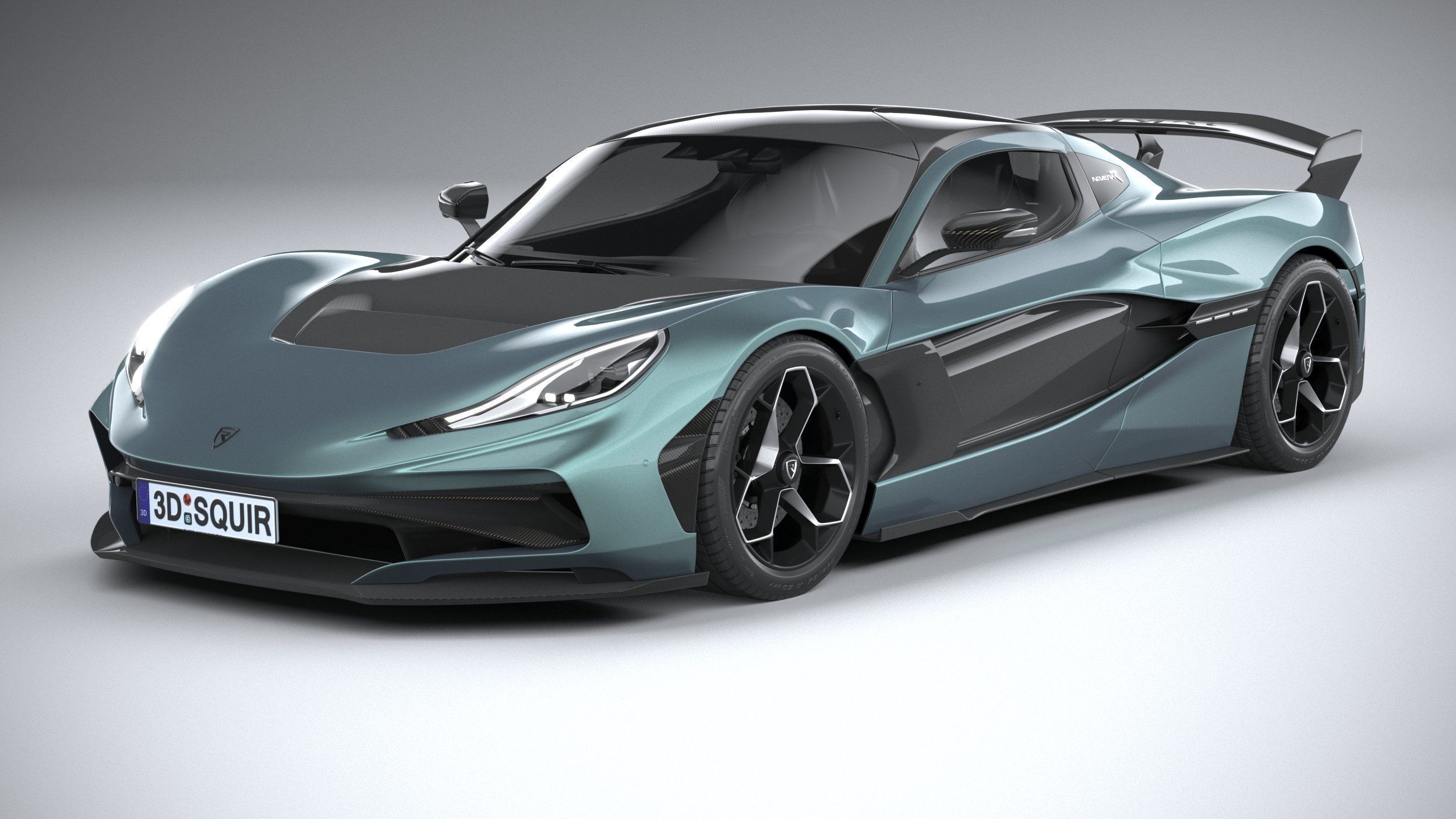 Rimac Nevera R 2025 3D model_1