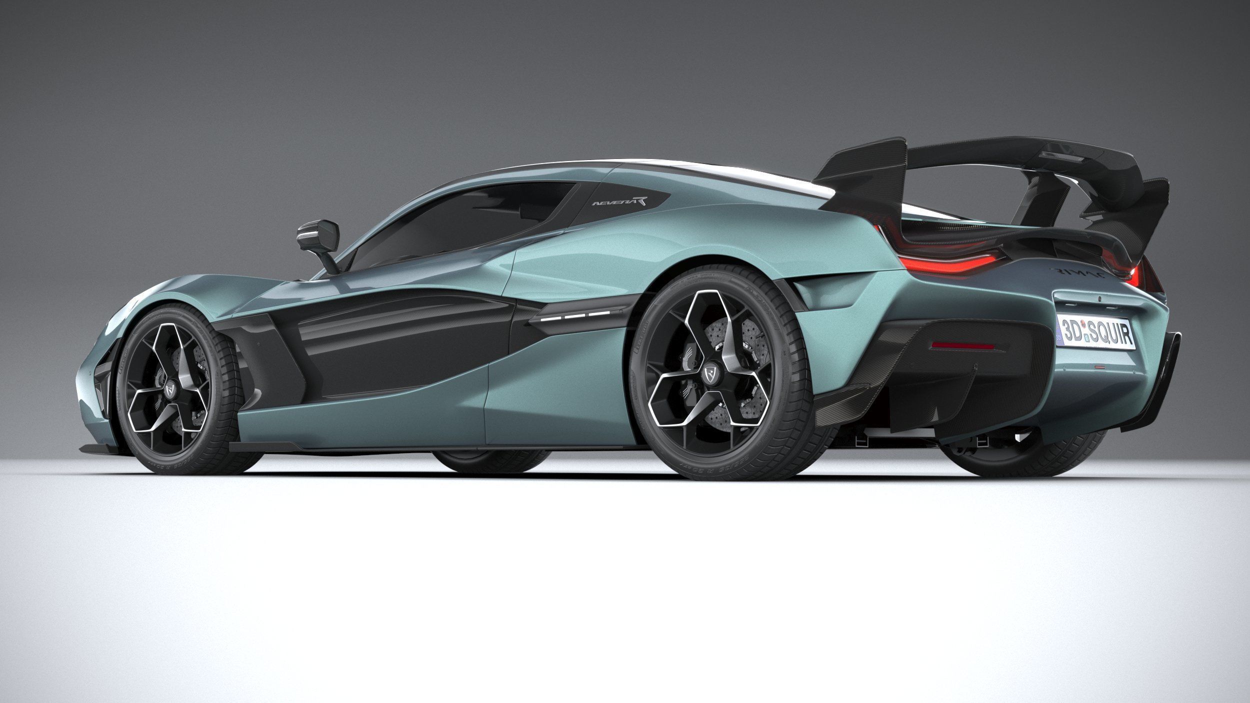 Rimac Nevera R 2025 3D model_5
