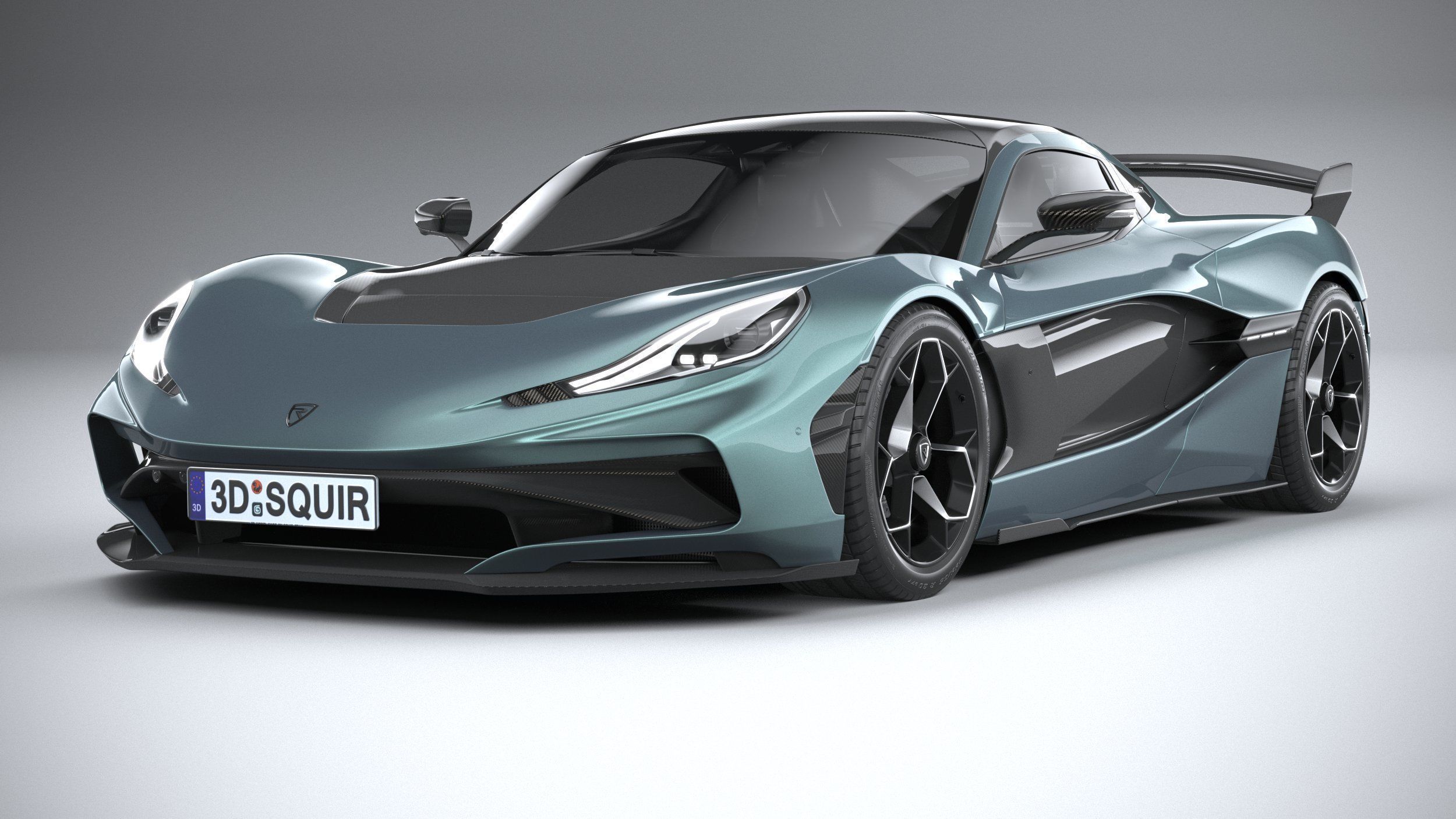 Rimac Nevera R 2025 3D model_2