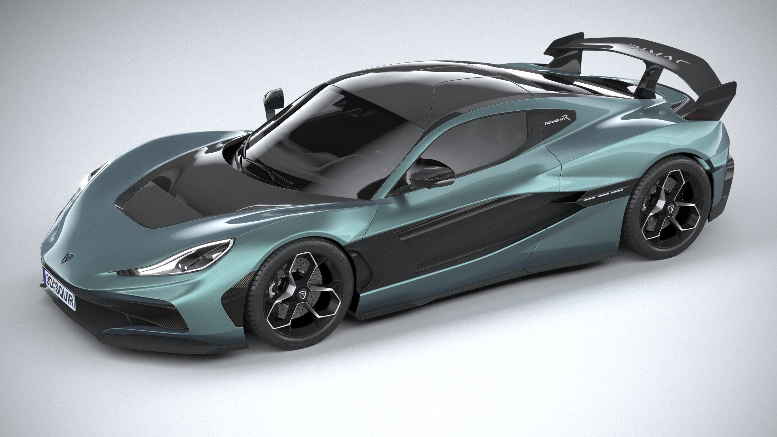 Rimac Nevera R 2025 3D model_7