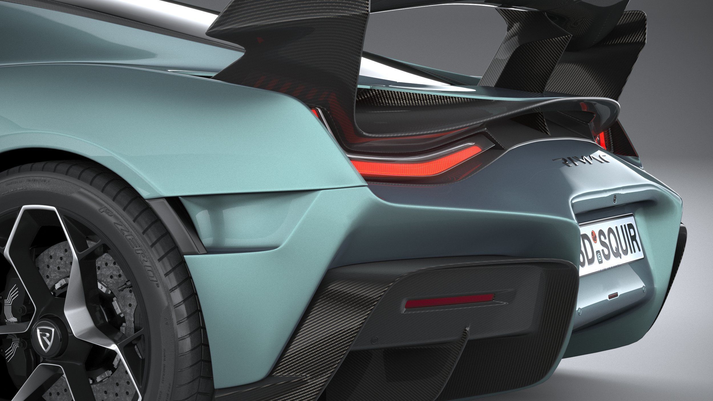 Rimac Nevera R 2025 3D model_6