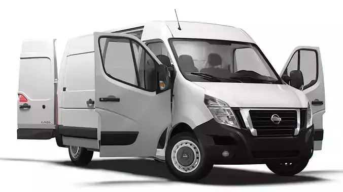 Nissan NV400 Van L1H2 HQ Interior 2021 3D model