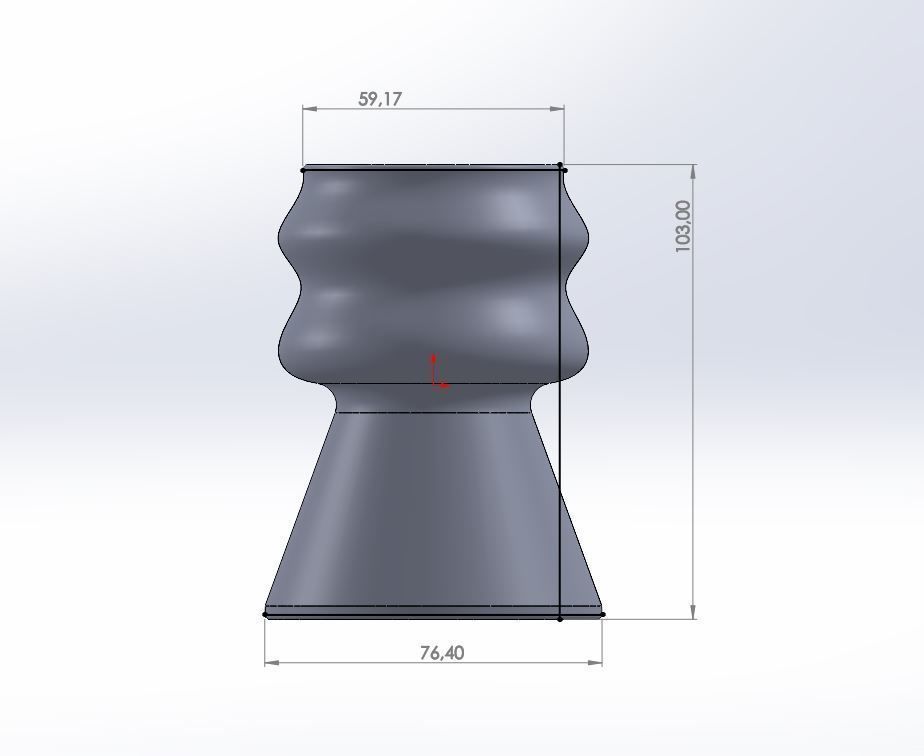 Glass Vase 3D print model_1