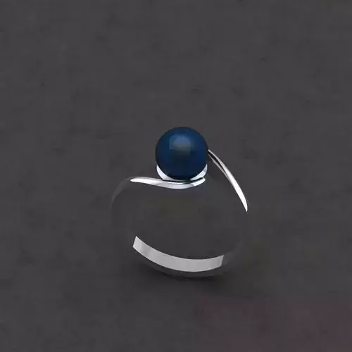 pearl ring stl 3D print model