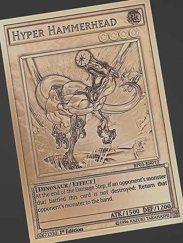 Hyper Hammerhead - yu-gi-oh Free 3D print model