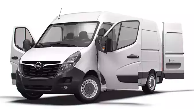 Opel Movano Van L1H2 HQ Interior 2021 3D model
