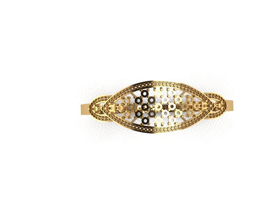 Bracelet 1 marquis 3D print model_3