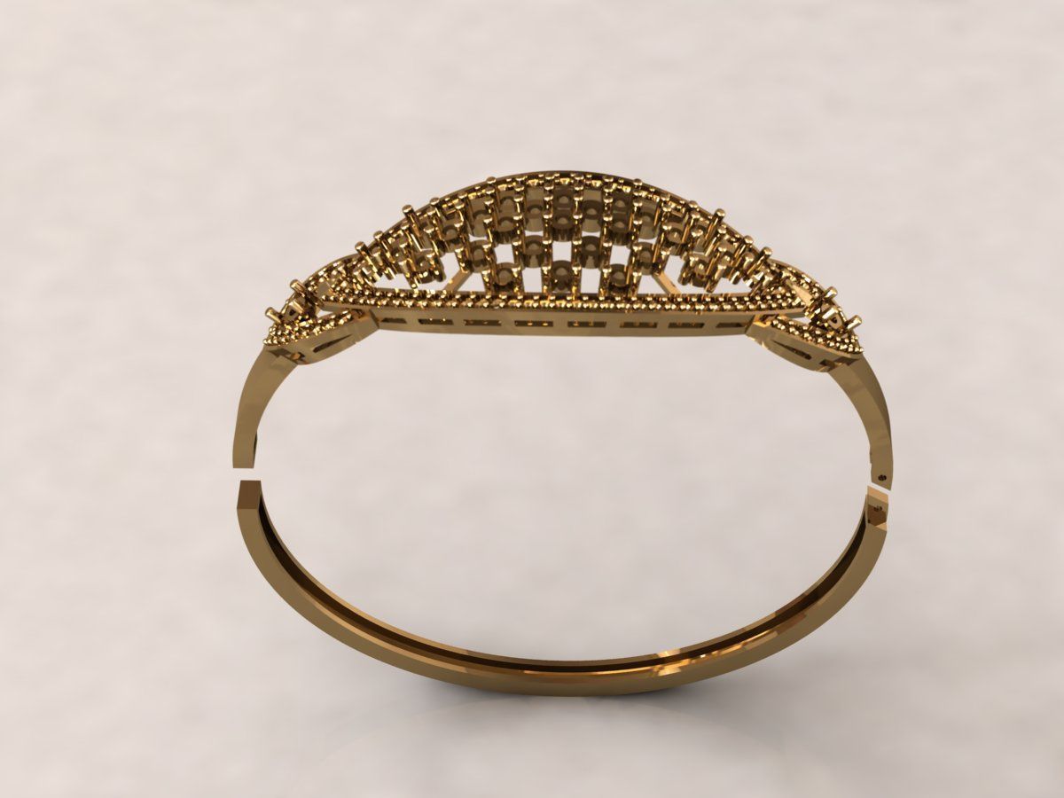 Bracelet 1 marquis 3D print model_1