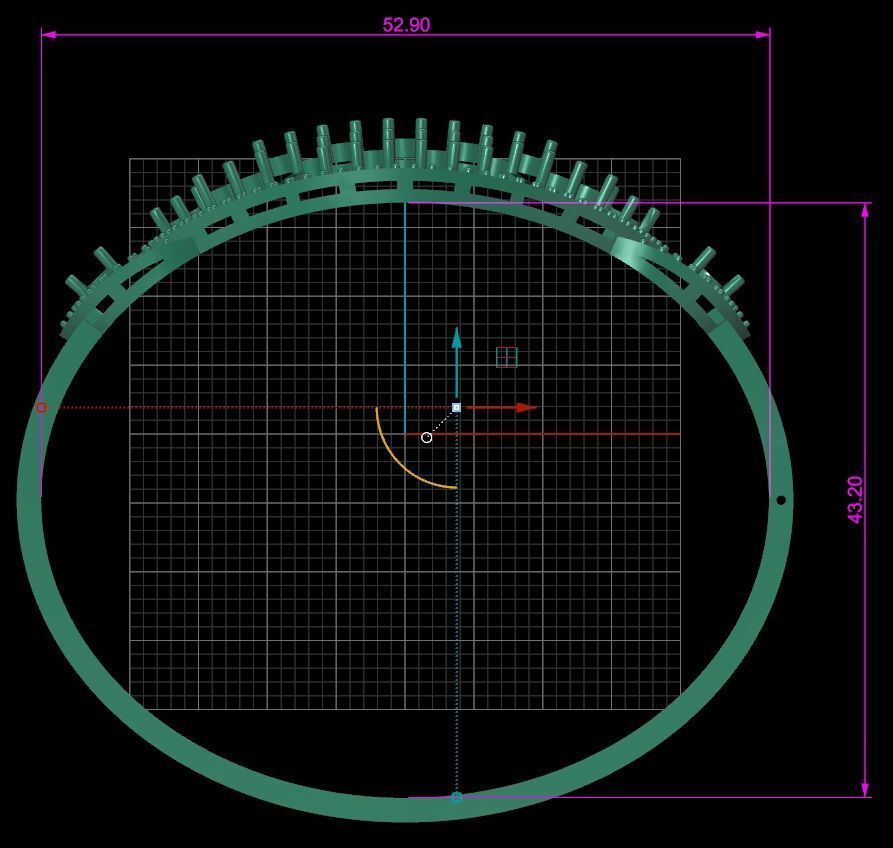 Bracelet 1 marquis 3D print model_8