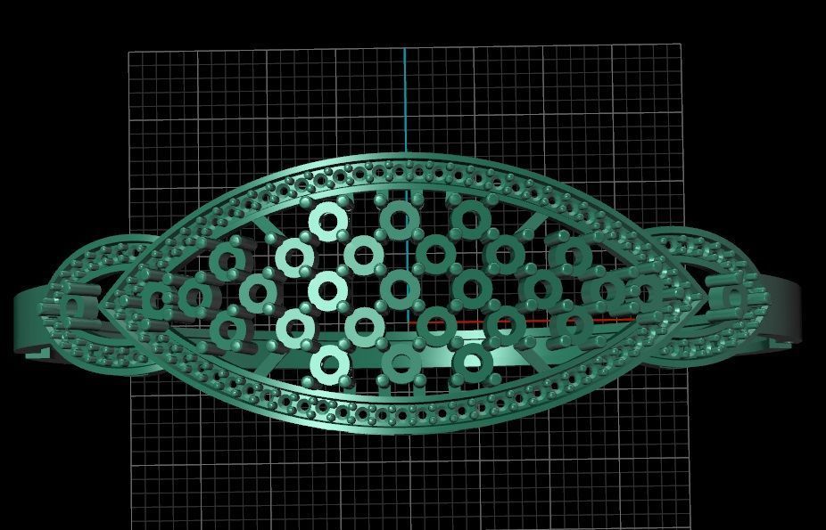 Bracelet 1 marquis 3D print model_11