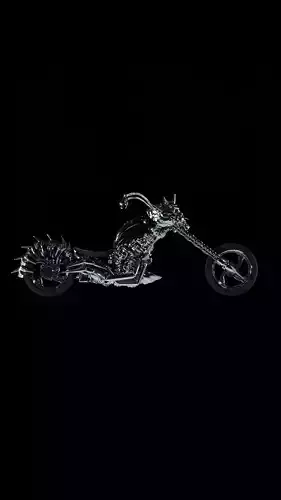 Ghost Rider Motorcycle or Motorbike 3D Model 3D model