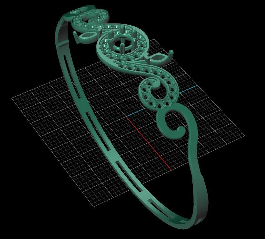 Bracelet 2 3D print model_6