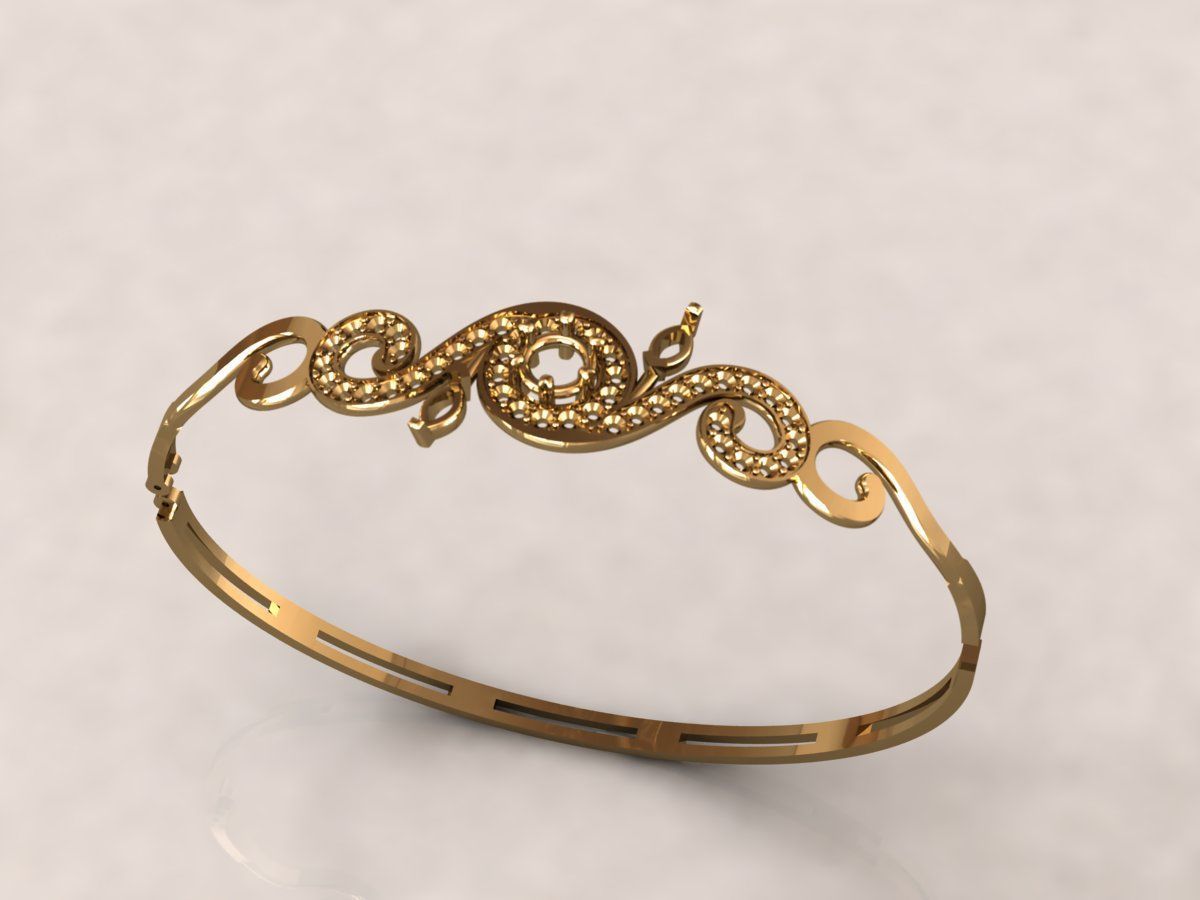 Bracelet 2 3D print model_1