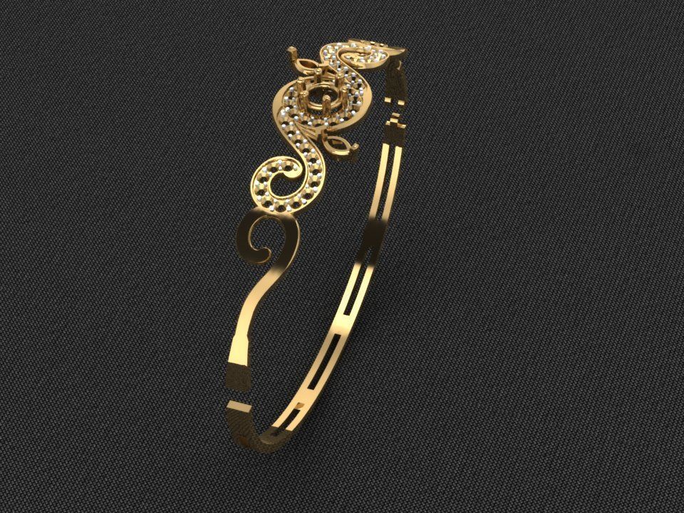 Bracelet 2 3D print model_10