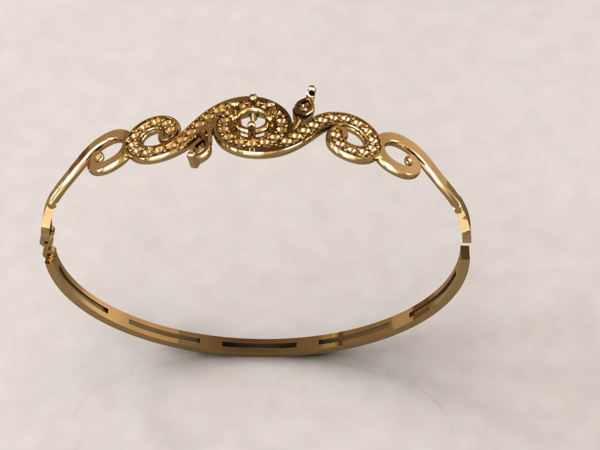 Bracelet 2 3D print model_2