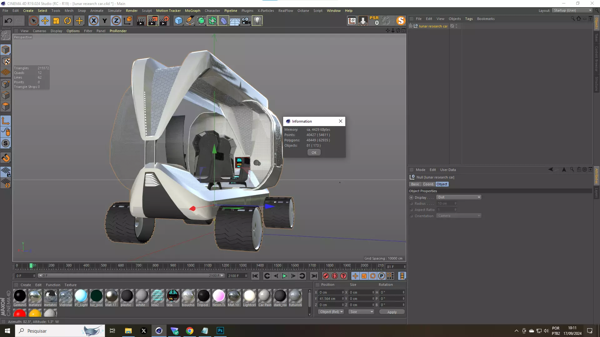 Lunar Research Car 3D model_0