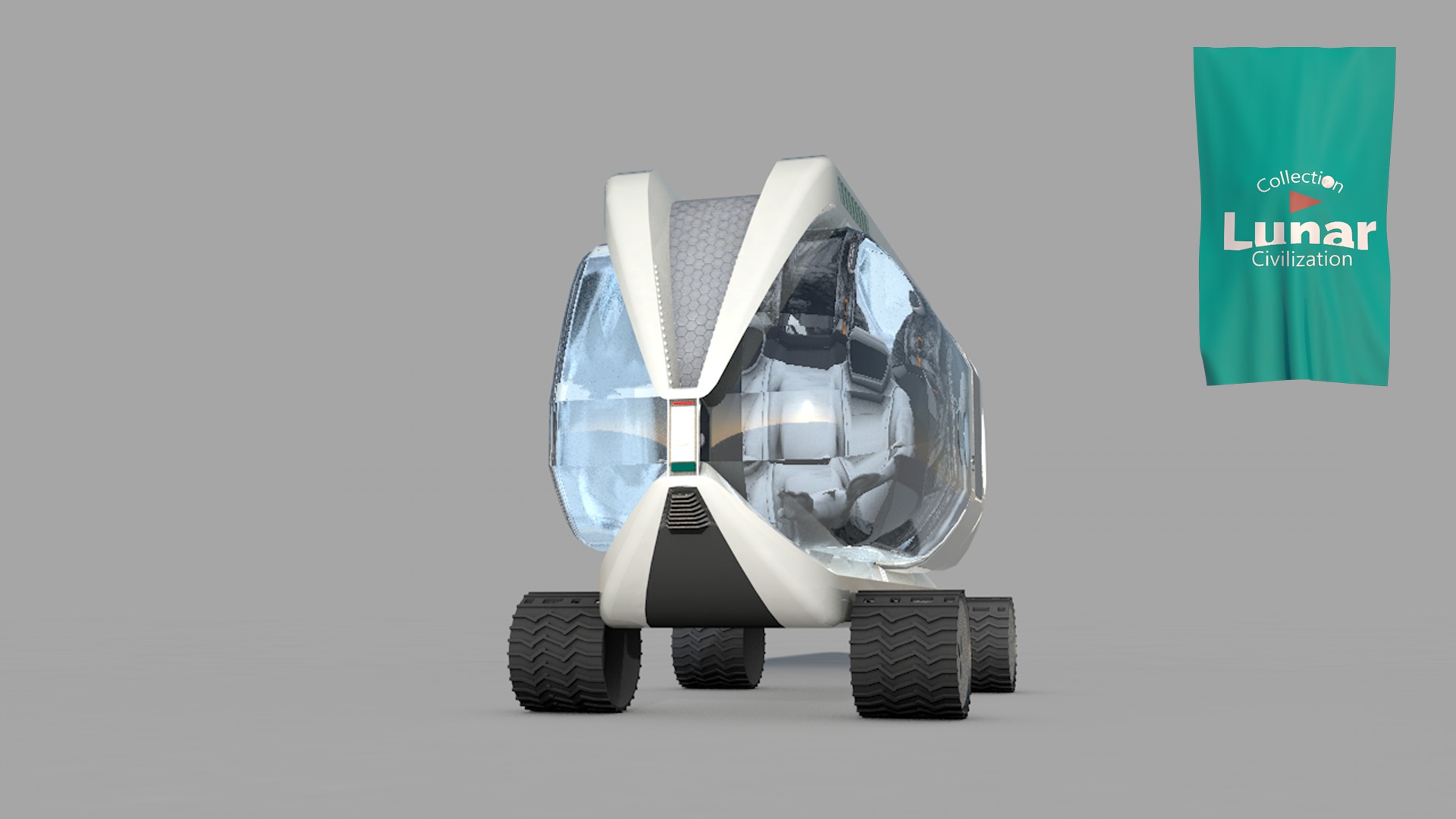Lunar Research Car 3D model_3