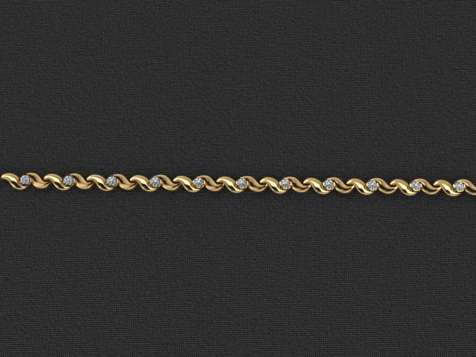 Bracelet 3 3D print model_1