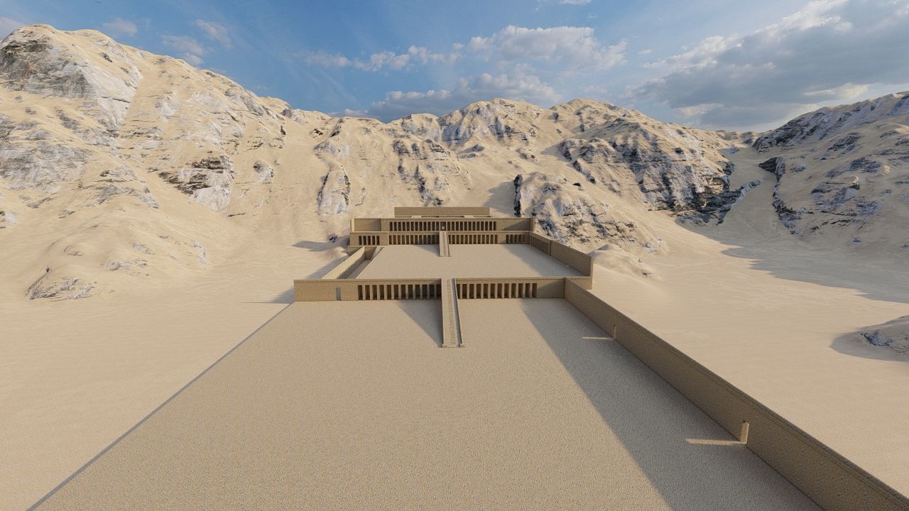somer ancient pyramid-Ziggurat Temple 3D model_15