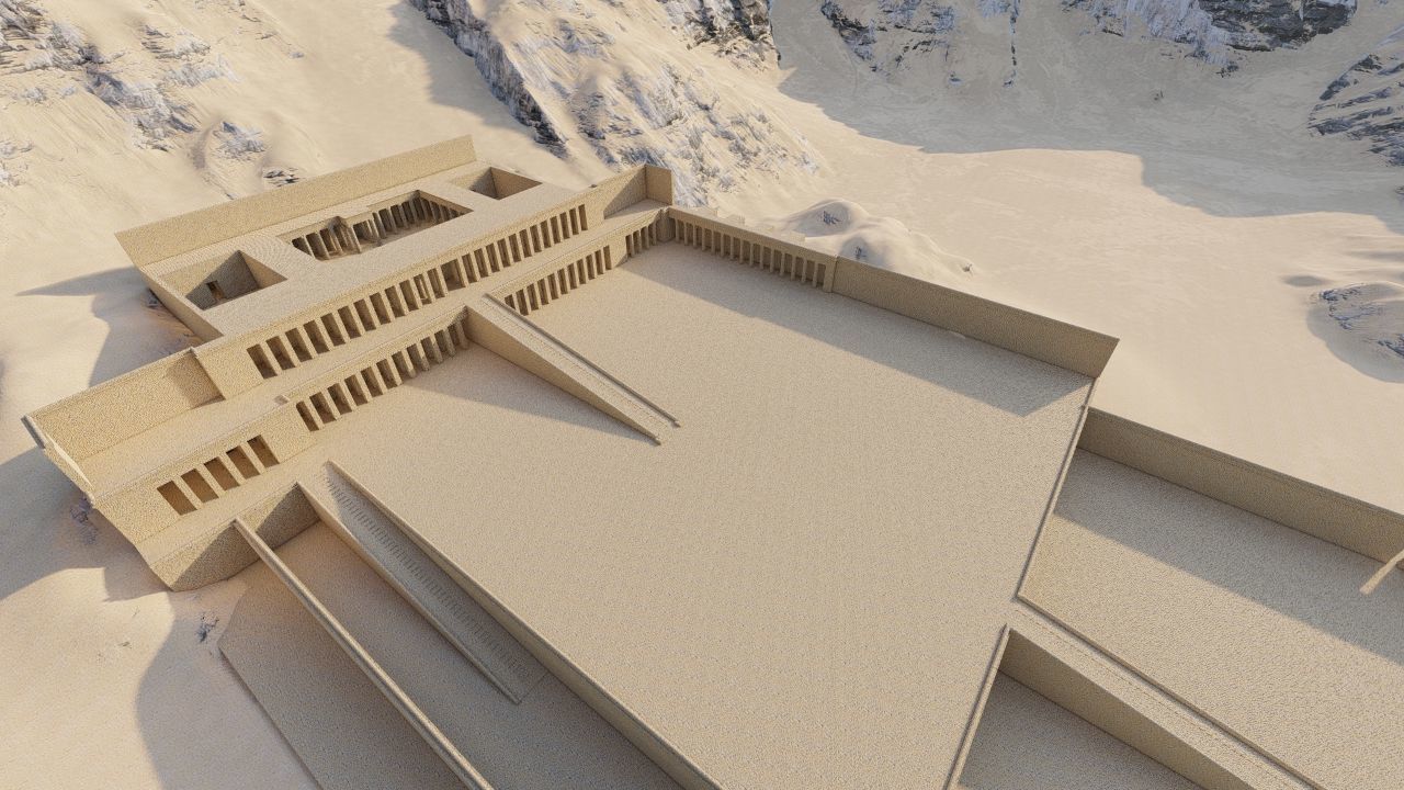 somer ancient pyramid-Ziggurat Temple 3D model_13