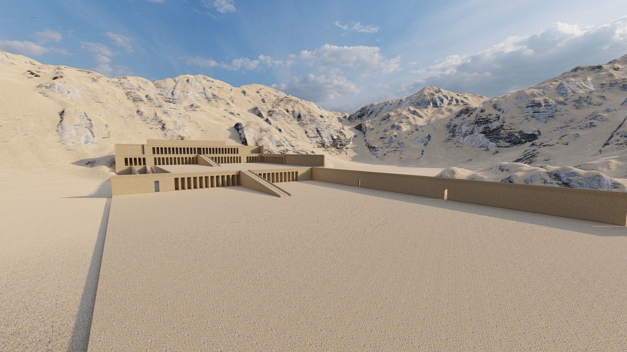 somer ancient pyramid-Ziggurat Temple 3D model_26