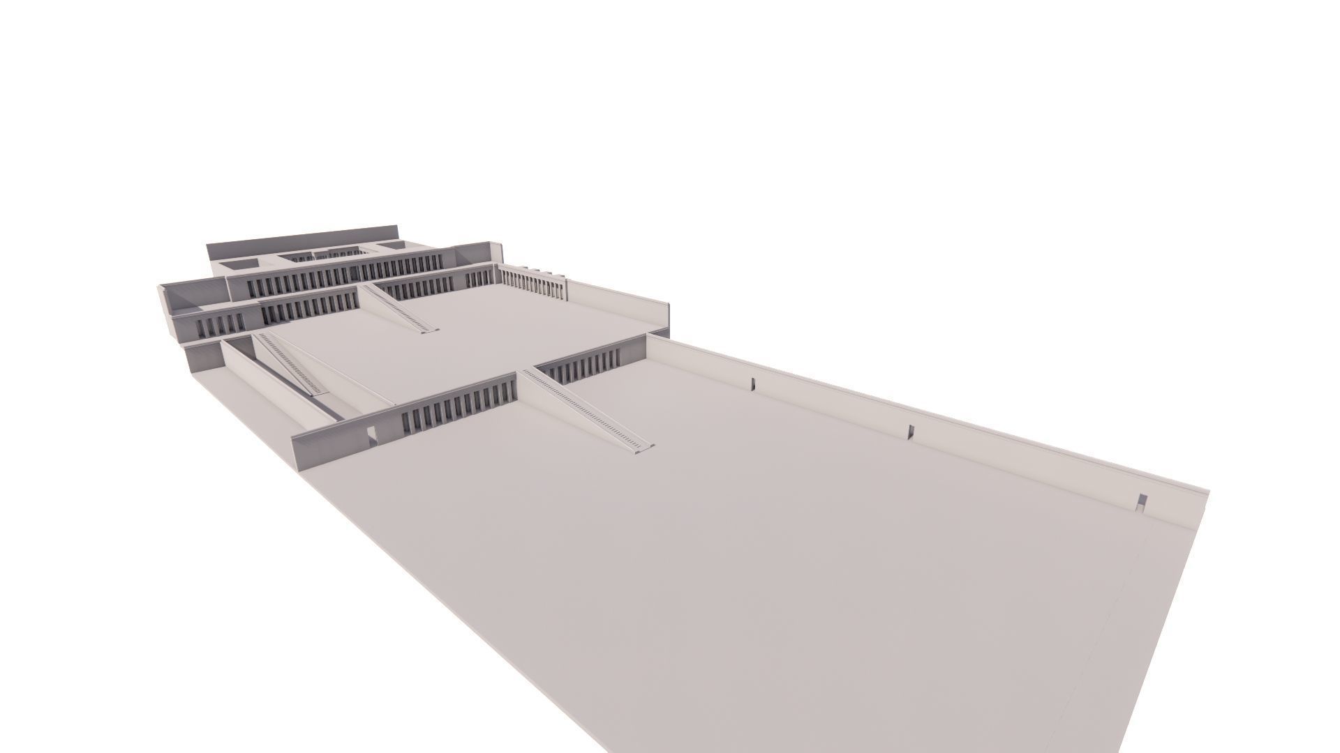 somer ancient pyramid-Ziggurat Temple 3D model_17