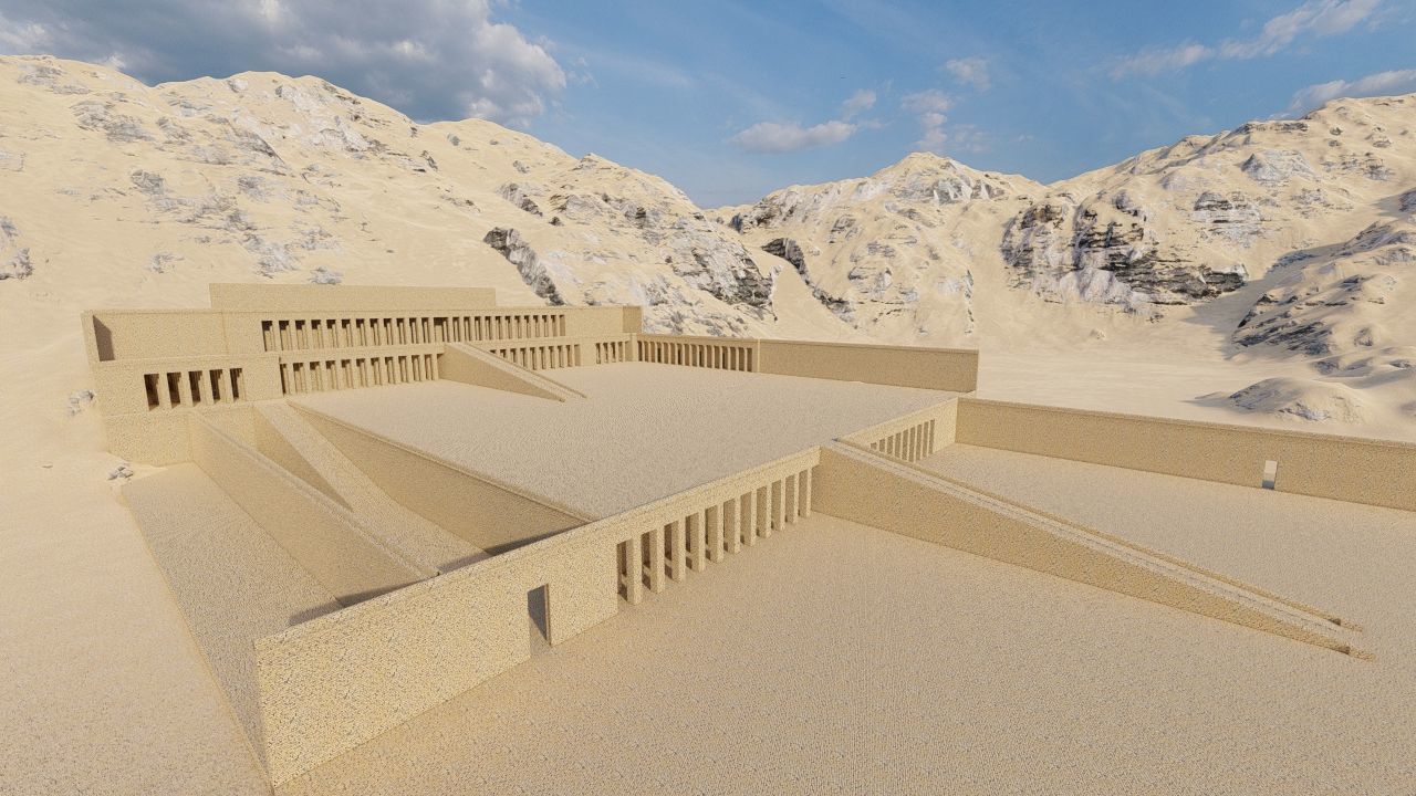 somer ancient pyramid-Ziggurat Temple 3D model_12