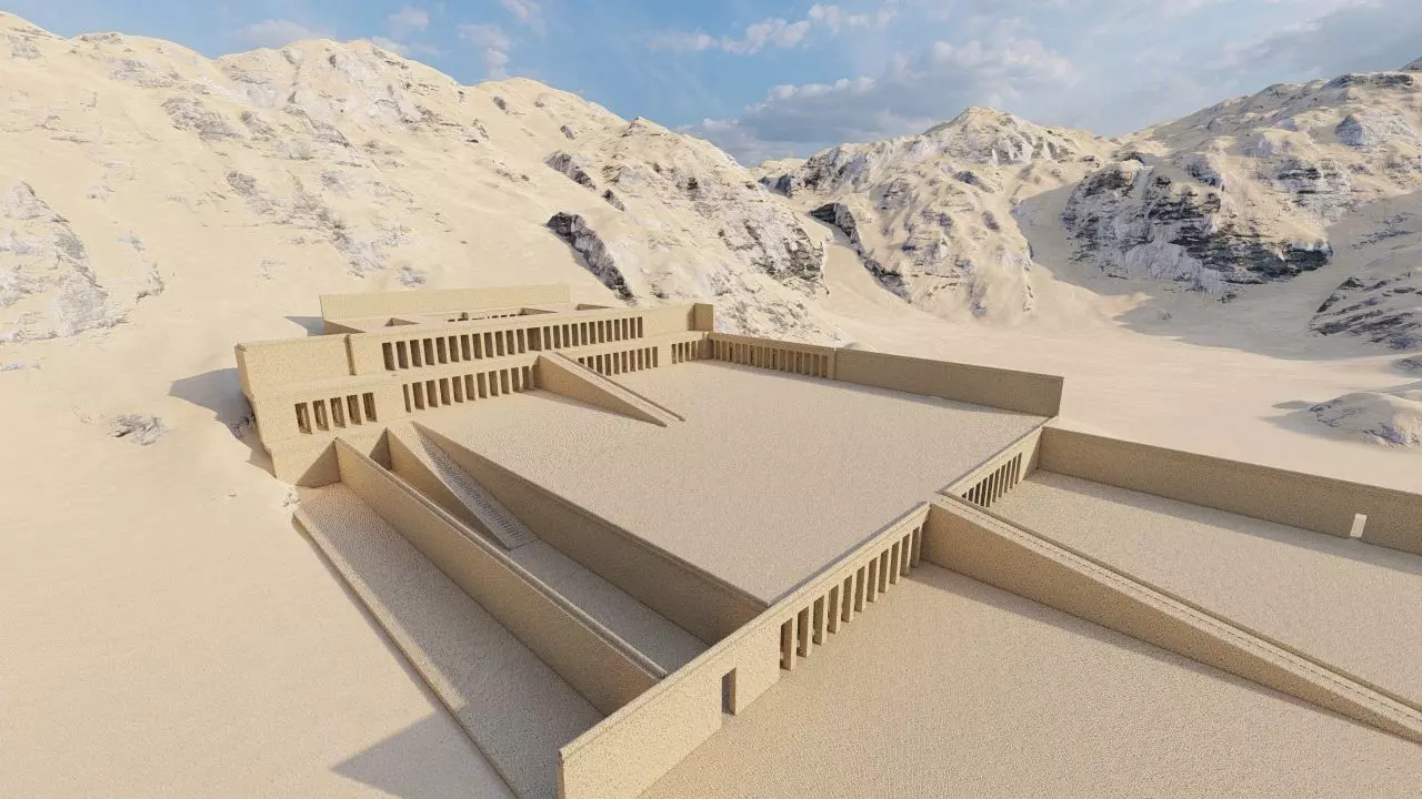 somer ancient pyramid-Ziggurat Temple 3D model_0