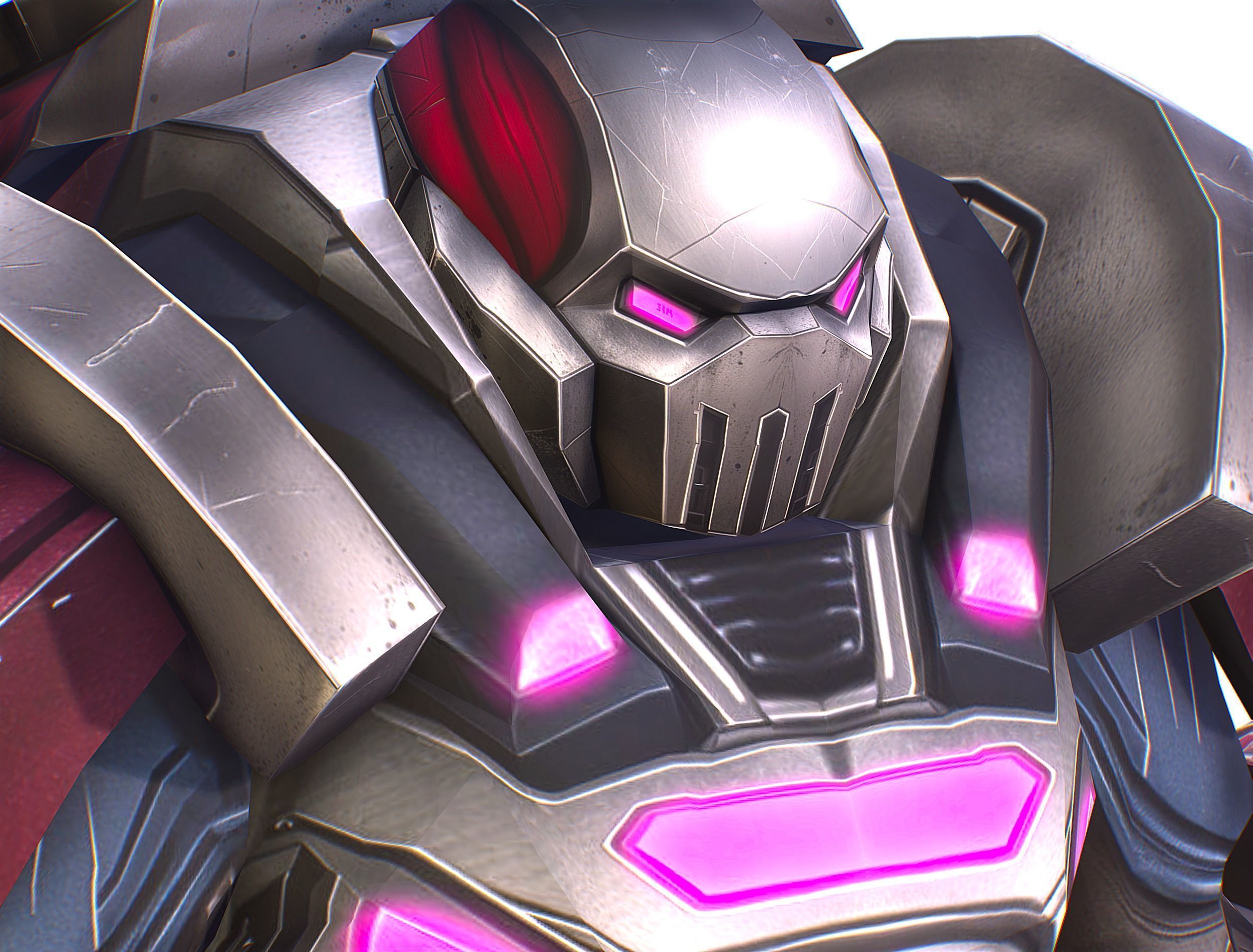 Cartoon Sci-Fi Cyborg Drone Heavy Machine Gunner Low-poly 3D model_33