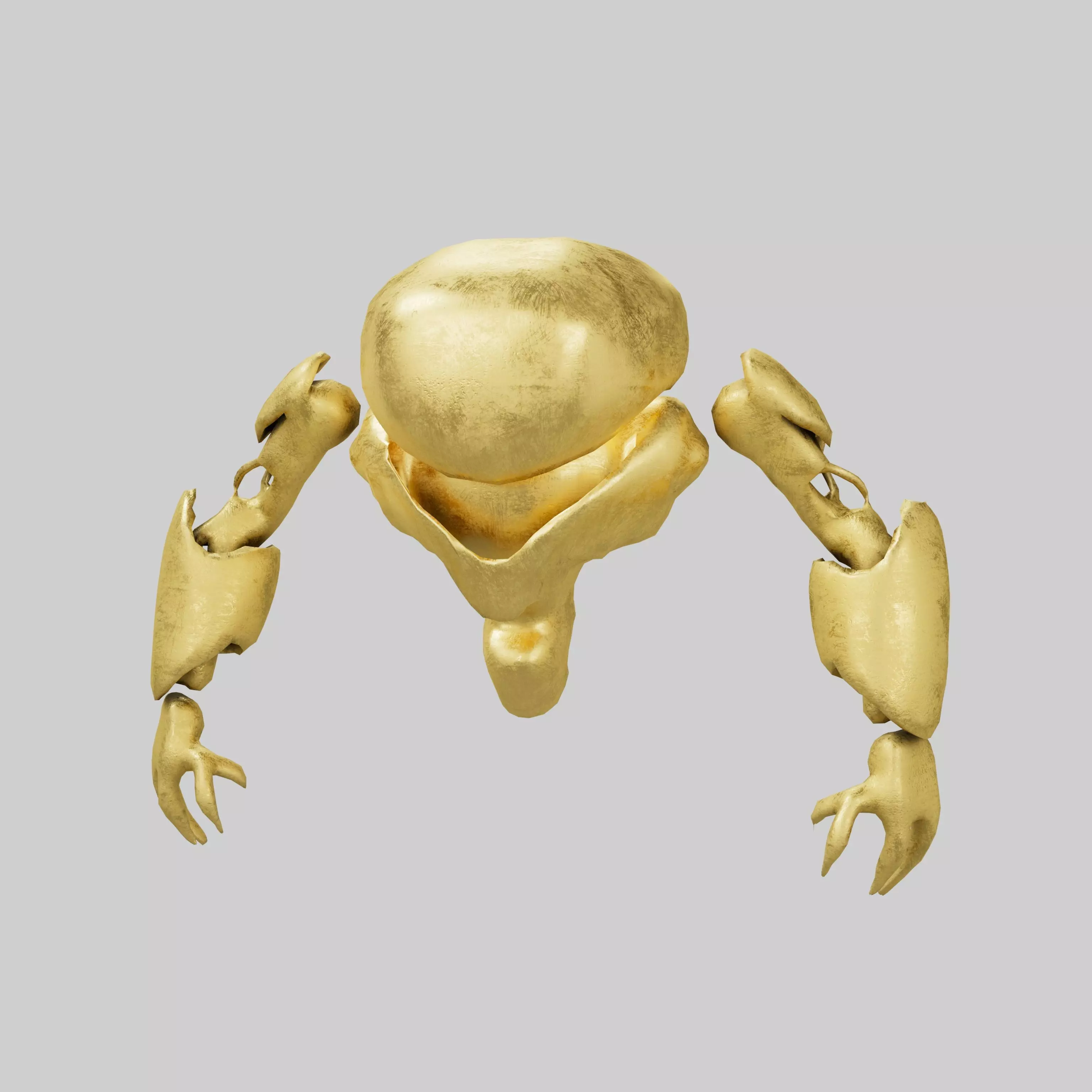 Cartoon Bot Character v1 001 Low-poly 3D model_0