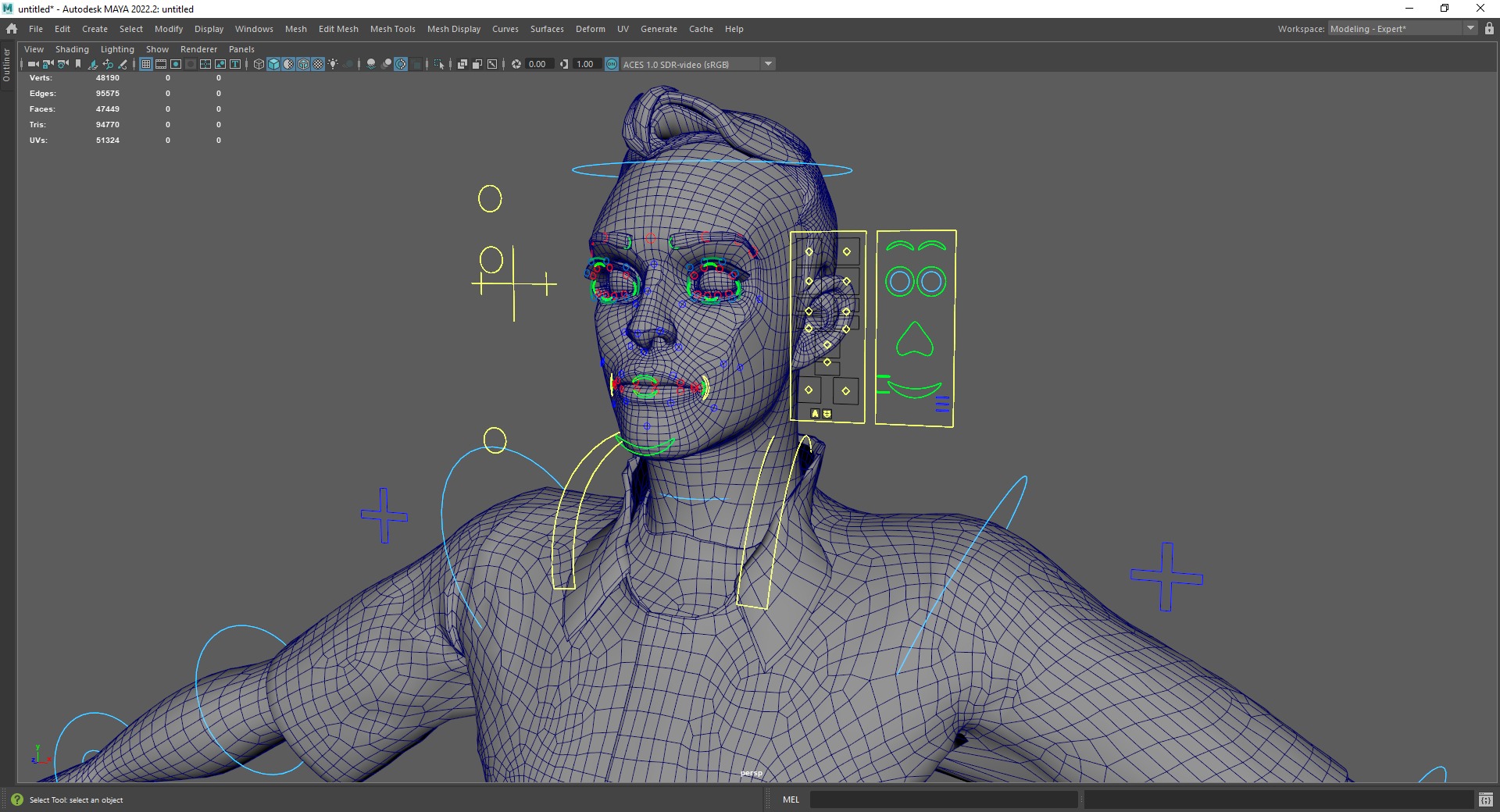 Cartoon Prisoner in Orange Jumpsuit Low-poly 3D model_26