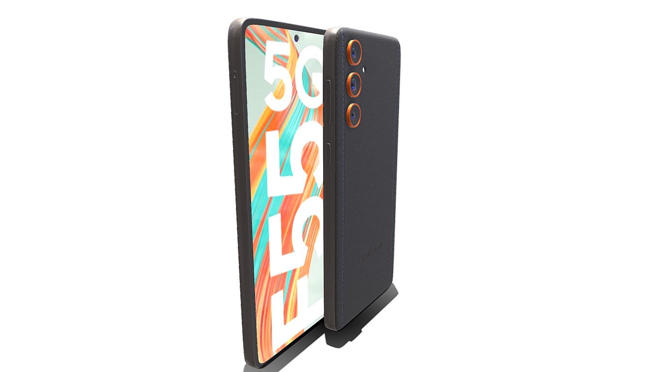 Samsung Galaxy F 5 black 3D model_1
