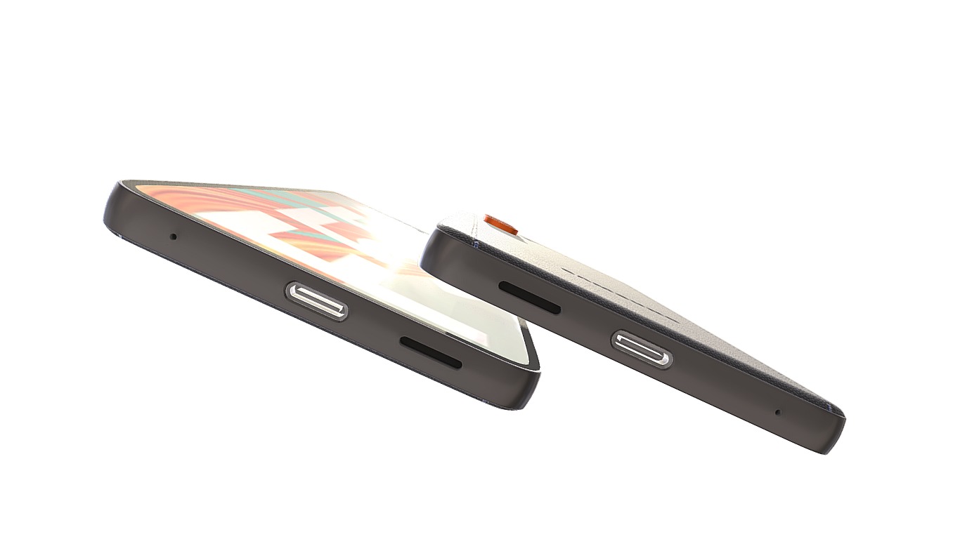 Samsung Galaxy F 5 black 3D model_2