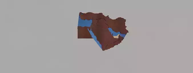 Middle East map Gift Box