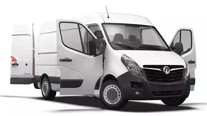Vauxhall Movano Van L1H2 HQInterior 2021 3D model