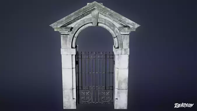 GATES AND FENCES - Gate 17 - LOW POLY