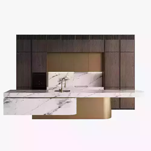 Modern Kitchen with Island