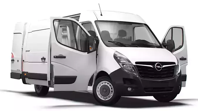 Opel Movano Van L3H2 RWD HQ Interior 2021 3D model