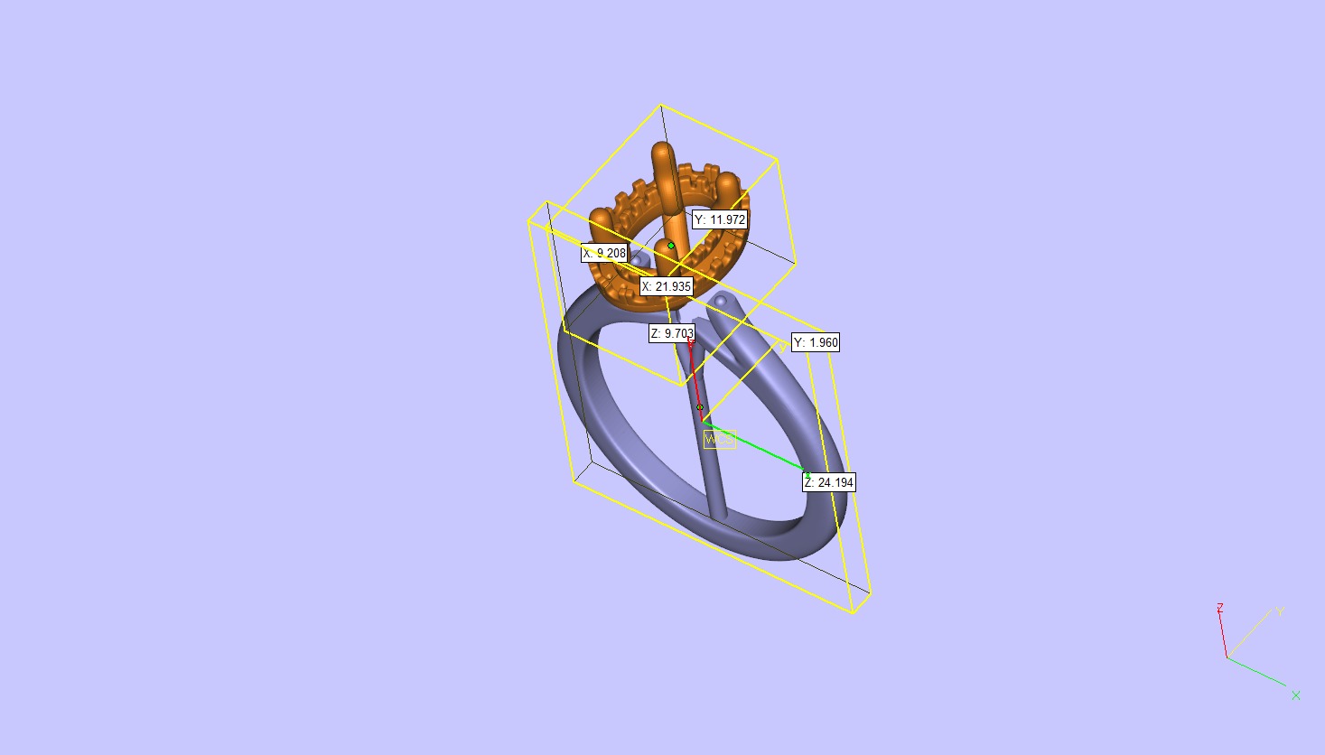 Oval Cut Halo Engagement Ring 3D print model_21