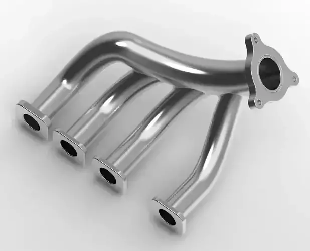 Vehicle Exhaust Manifold 3D print model