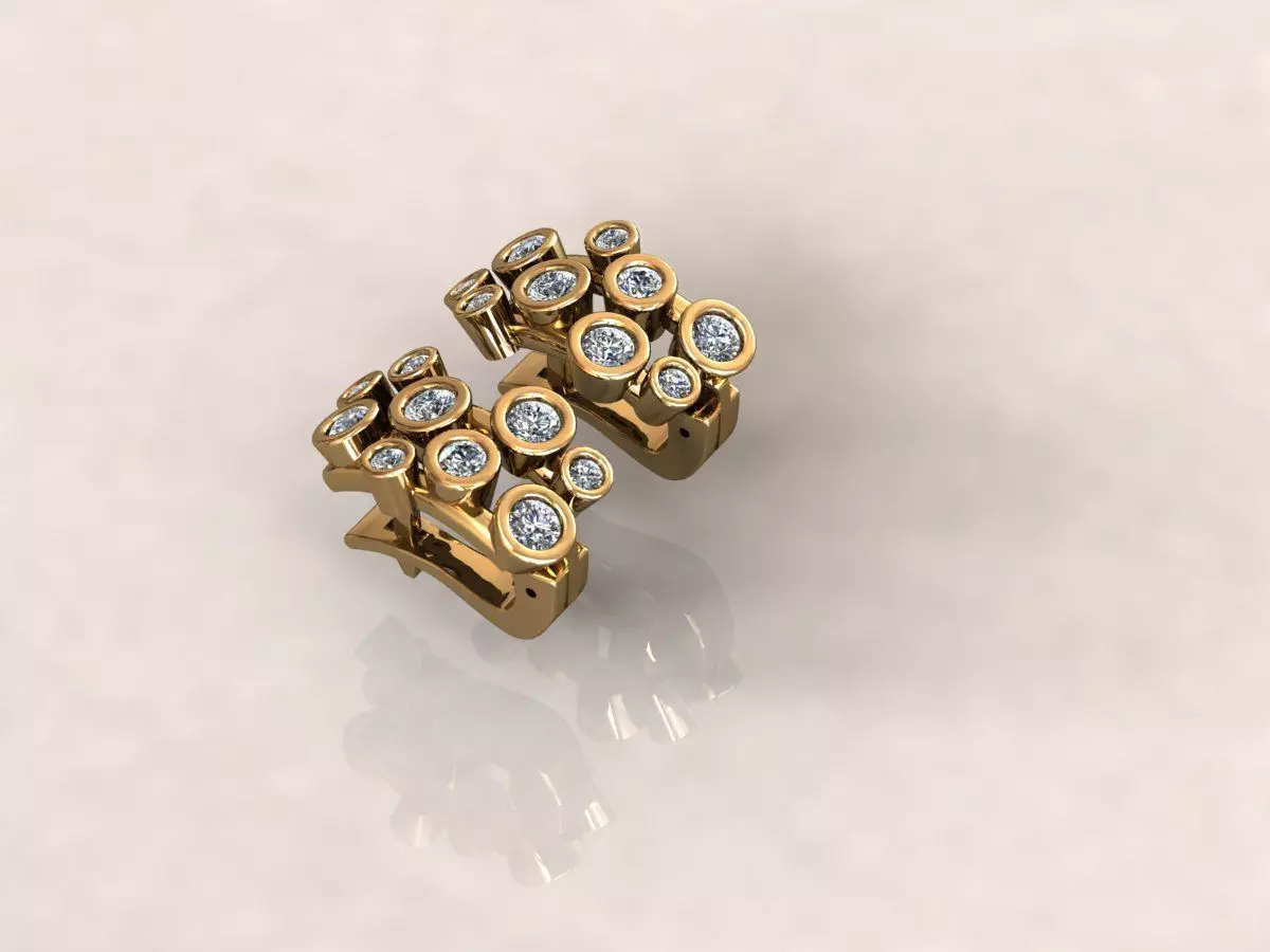 Earrings 4 3D print model_0