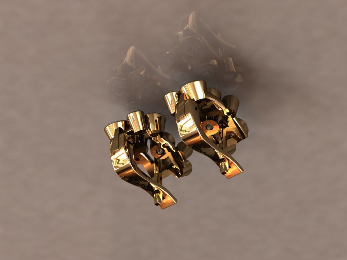 Earrings 4 3D print model_3