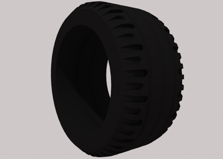 Lego Tire pack Low-poly 3D model_11